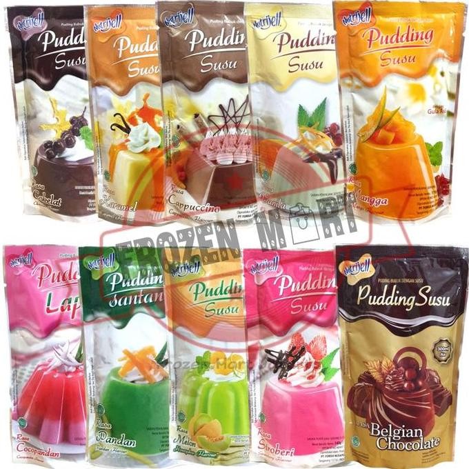 

LM NUTRIJELL Pudding Susu / Pudding Lapis / Puding Santan All Variant