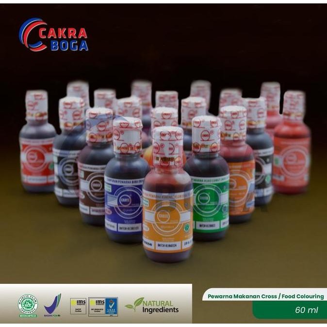 

LM Pewarna Makanan Cross 60 ml / Food Colouring