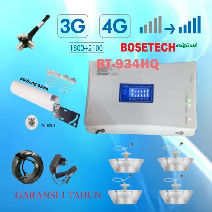 Booster Penangkap Jaringan Signal Sinyal Hp 3G 4G Lte  4 Way Omni Taiwan Ori Original Dan Terpercaya