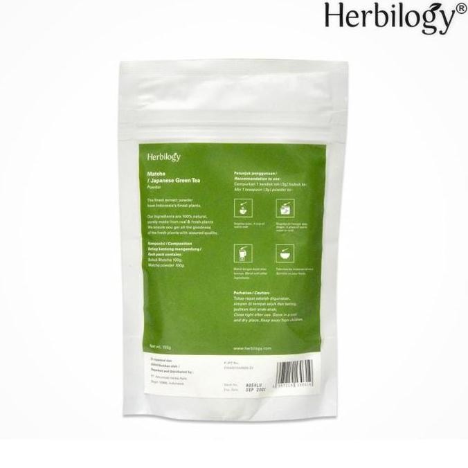 

Terlaris Herbilogy - Ekstrak Bubuk Matcha 100Gr Ready Stok