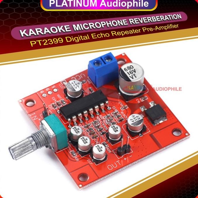 PT2399 Karaoke Mic Microphone Reveberation Modul Digital Echo Delay PT2399-01 DiM