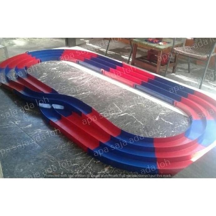 Track Tamiya 3 Jalur Jalanan Jalan Rel Jembatan Belokan Sirkuit Mobil