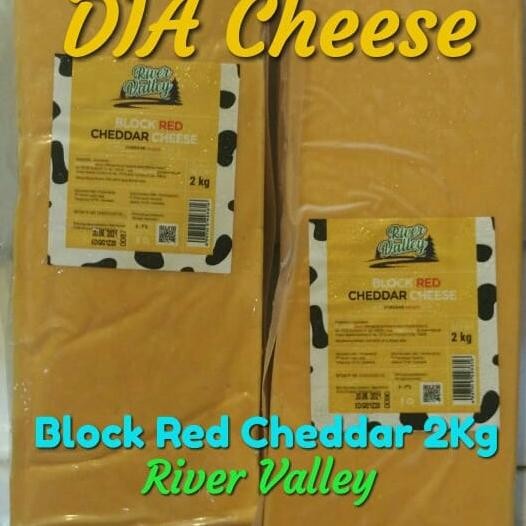 

Keju Blo Red Cheddar 2 Kg Blok River Valley