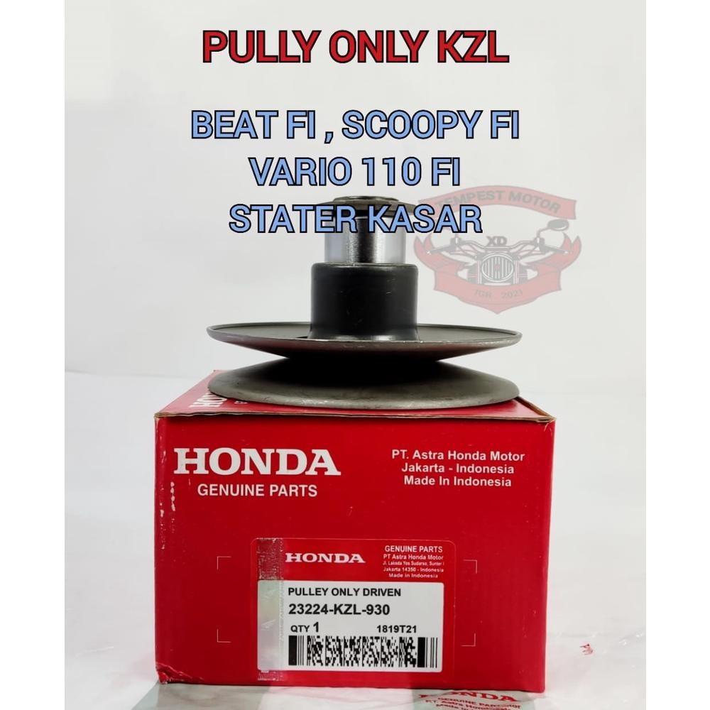 PULLY ONLY HONDA KZL PULI ORIGINAL BEAT FI FULY ONLY SCOOPY FI PULI HONDA BEAT FI PULLEY PULI