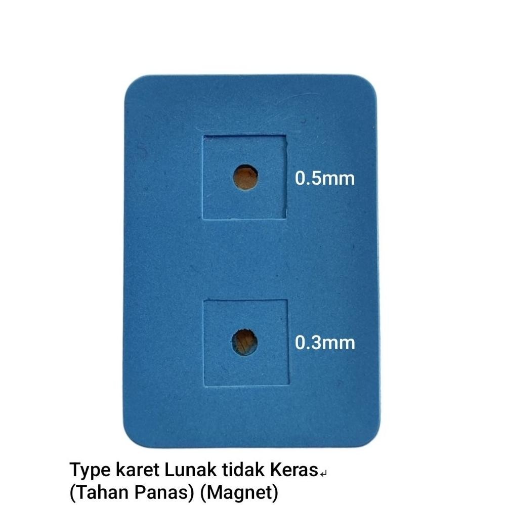 Pad Alas Karet Perekat (New Mini) ( NEW MAGNET MAGNETIC Real Neodymium ) cetak ic CPU / EMMC / UFS /