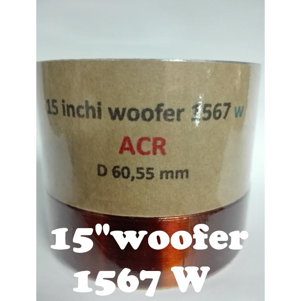 Spul Spoel Voice Coil Speaker 15 Inch ACR 1567 W DiM