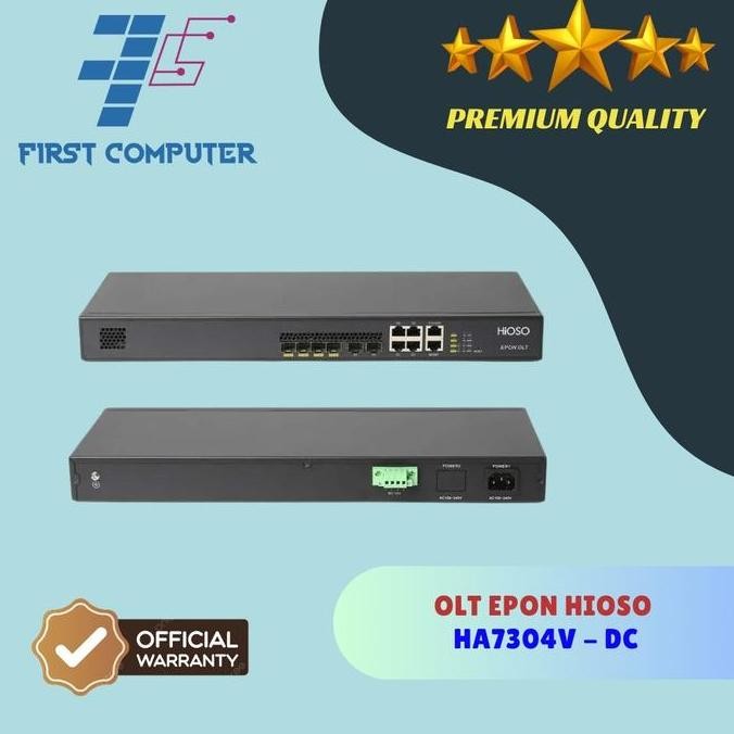 Olt Epon Hioso Ha7304V 4 Pon Power Ac/Dc New Stok