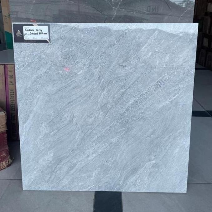 

TERBARU Granit 60x60 Glossy ARNA Omkara Grey EXPORT BISA GOSEND!