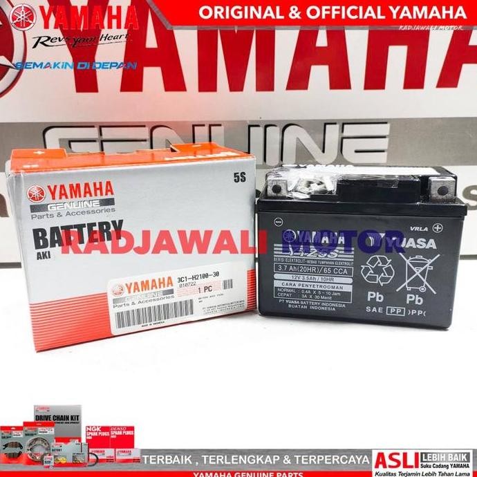 // Aki Motor Ytz5S Vixion, Byson, Jupiter Mx, Mio J Asli Original Yamaha //