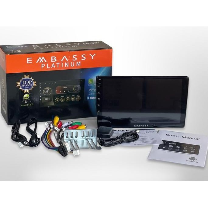 New Head Unit Android 10 Inch Double Din Embassy Multimedia OEM Mobil