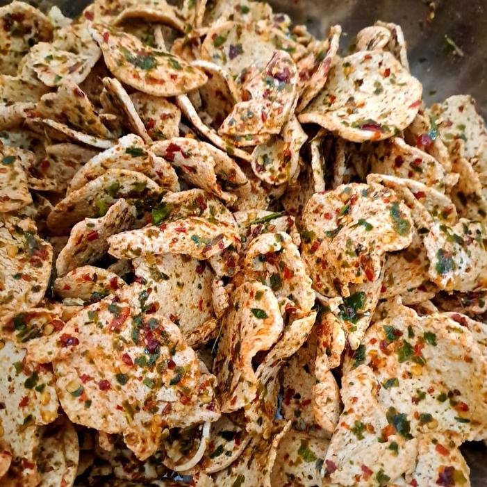 

Promo Basreng Pipih Premium Pedas Daun Jeruk Kari'Am Bandung 1Kg Eag-124