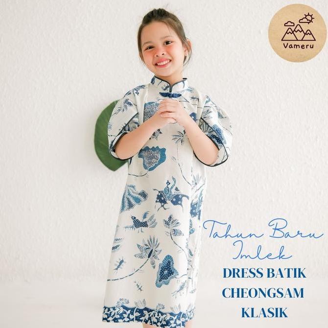 Dress Imlek Anak Cheongsam Qipao Batik