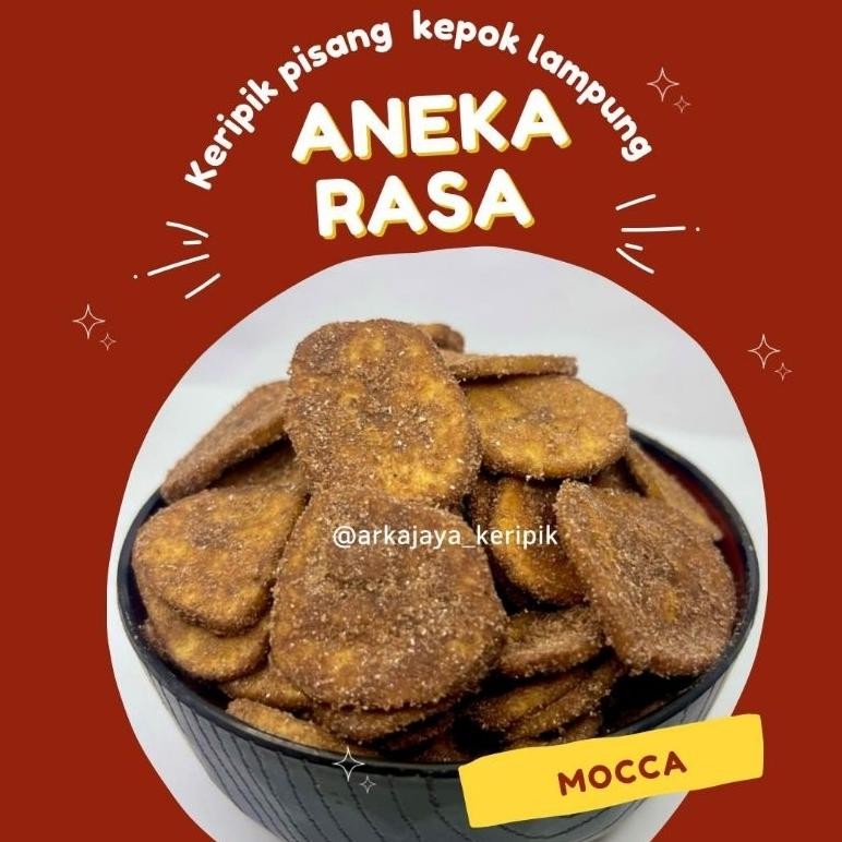 

Termurah 1 Kg Keripik Pisang Coklat & Aneka Rasa Khas Lampung (Irisan Koin) G-24