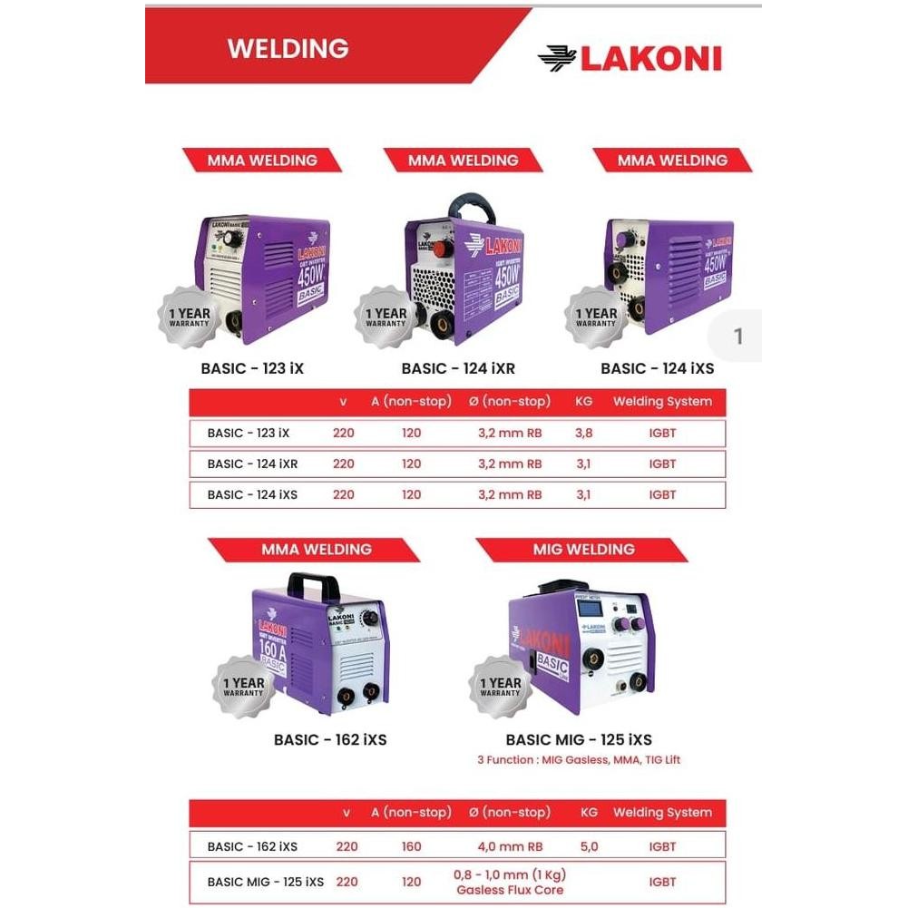Lakoni Mesin Las Inverter Falcon-120E / mesin las portable