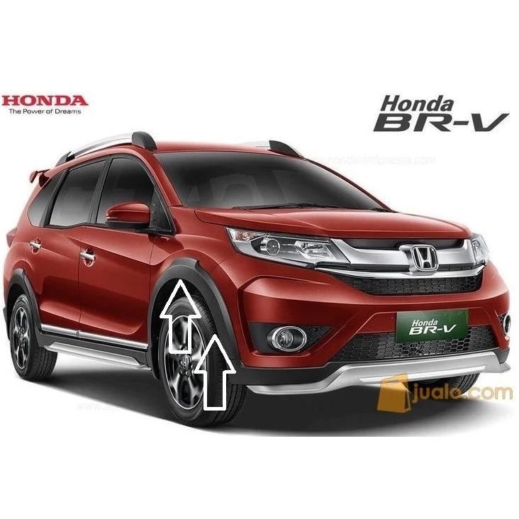 Spoiler Over Fender Spoiler Quarter Depan Belakang Honda BRV 2016 - 2021 Original