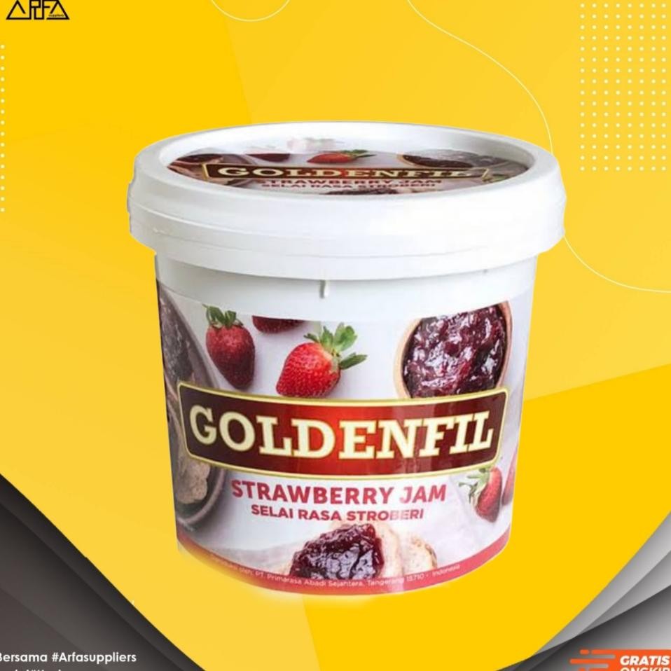 

Goldenfil Strawberry Jam Selai 1Kg