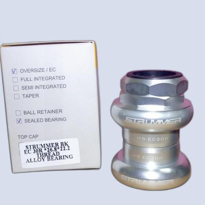Headset bearing standart 22.2 headset strummer comstir sepeda headpart