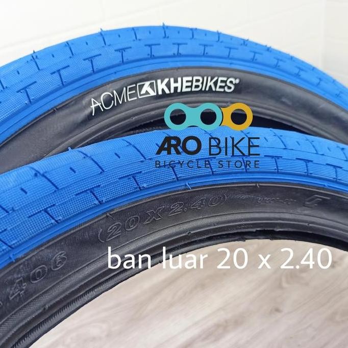 Ban luar sepeda 20 x 2.40 Acme Khebikes Khebike ban BMX ban luar warna