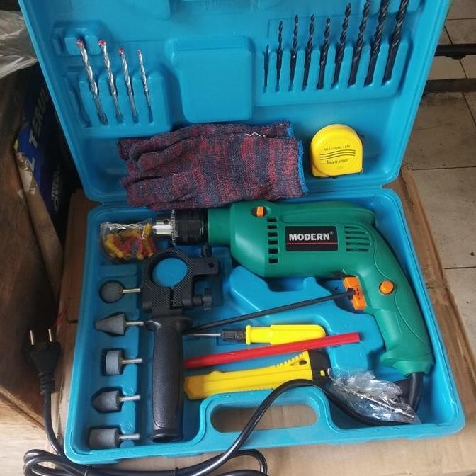 Mesin Bor Set Modern 13M (Acsesories Komplit)