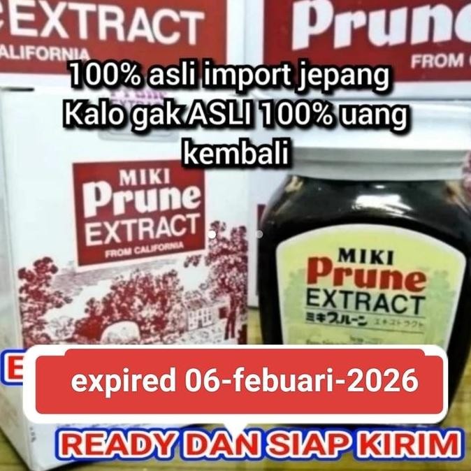 Miki prune extract asli
