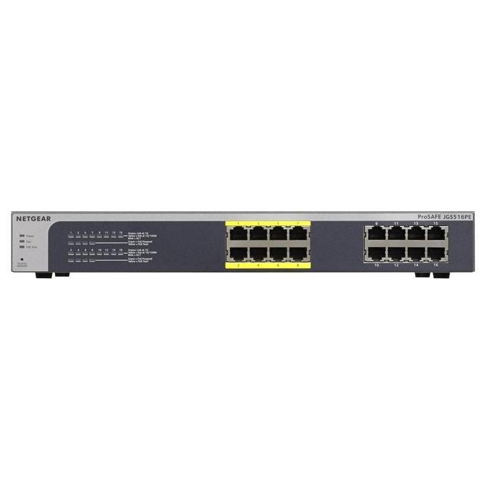 Netgear Jgs516 Switch 16-Port 10/100/1000 Mbps Gigabit Ethernet New Stok