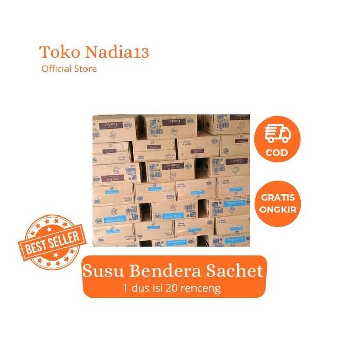 

SKM1 - susu bendera sachet 1dus isi 20 renceng varian rasa vanilla dan coklat