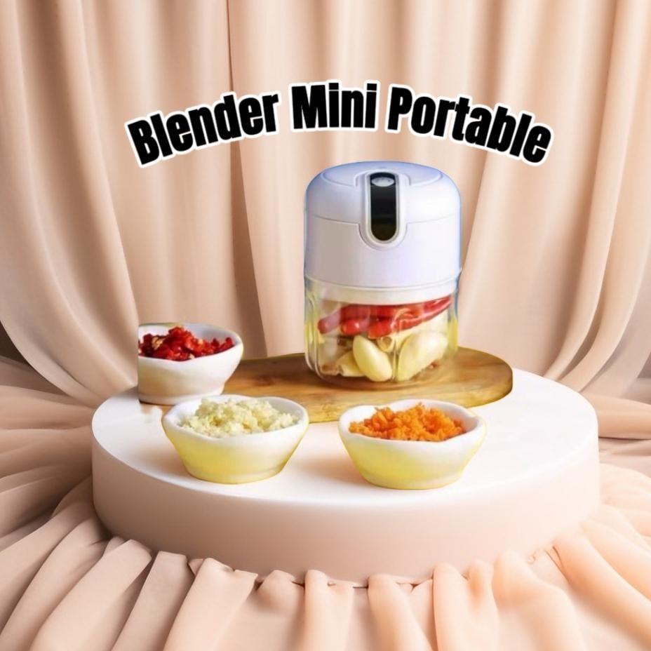 Blender Bumbu Mini Portable Blender Usb Blender Elektrik Penggiling Bumbu Dapur
