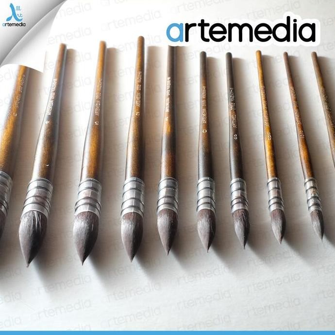 

Promo Arte Kazan-M Watercolor Brush - Kuas Lukis Cat Air Halus Premium
