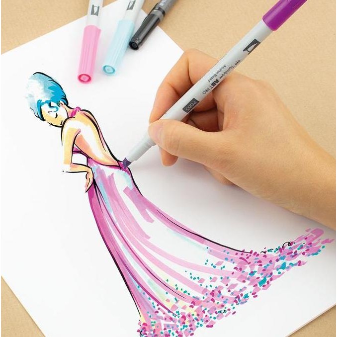 

Promo Tombow Abt Pro Dual Brush Pen Set 5 Warna - Spidol Alcohol Based