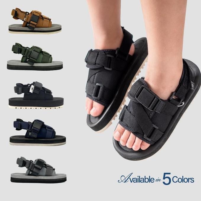 BOEHAJJ - Sandal Gunung Anak Laki Laki Perempuan Tali Belakang Outsole Karet