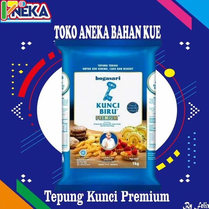 

Tepung Terigu Kunci Biru Premium 1Dus