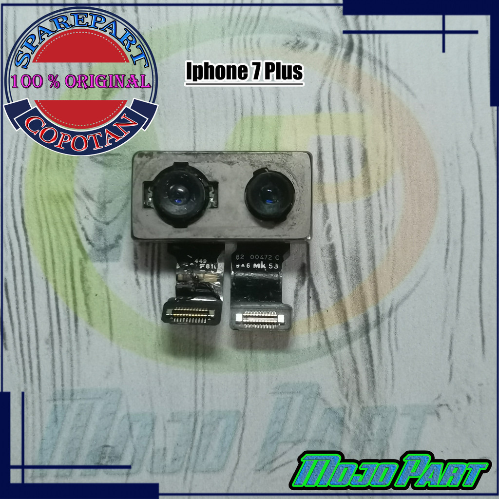 Iphone 7 Plus Modul Kamera Belakang (Minus Fleksibelnya sobek) Camera Big Original Original Copotan 