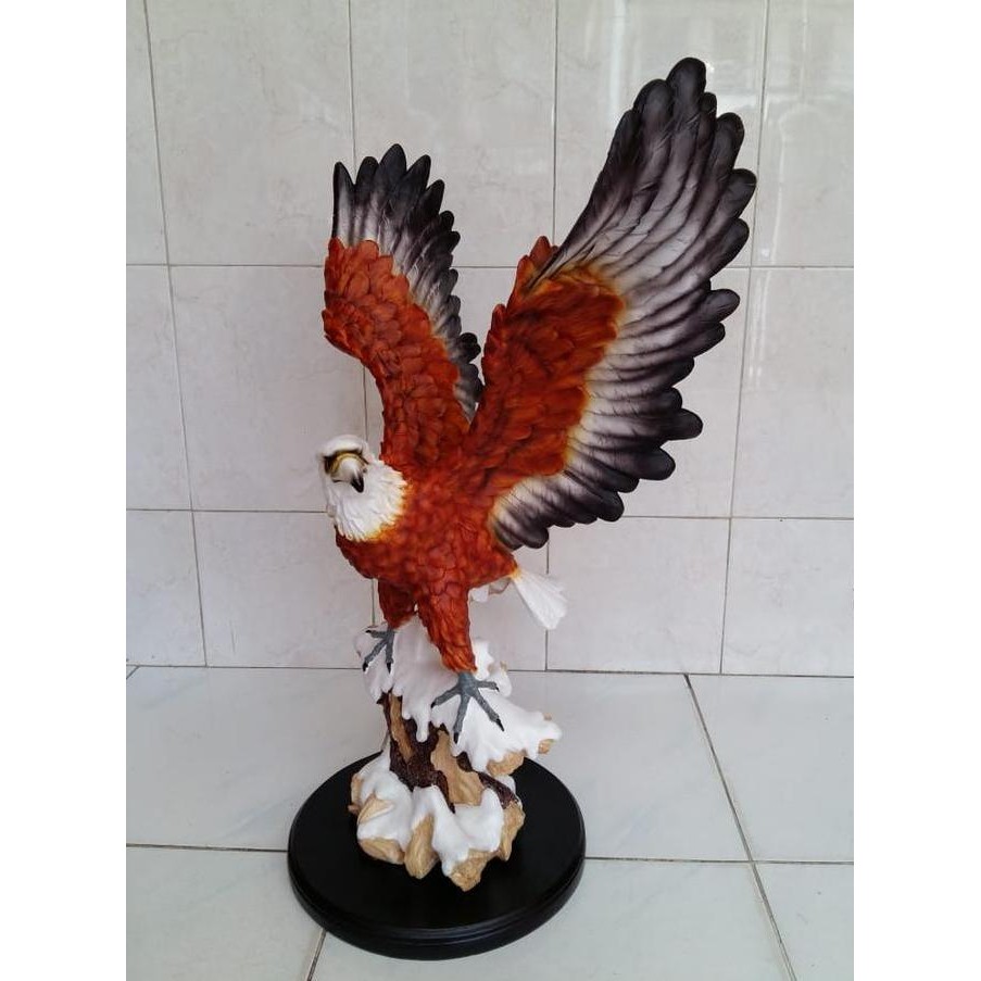 PATUNG PAJANGAN BURUNG ELANG RAJAWALI MINIATUR GARUDA CS