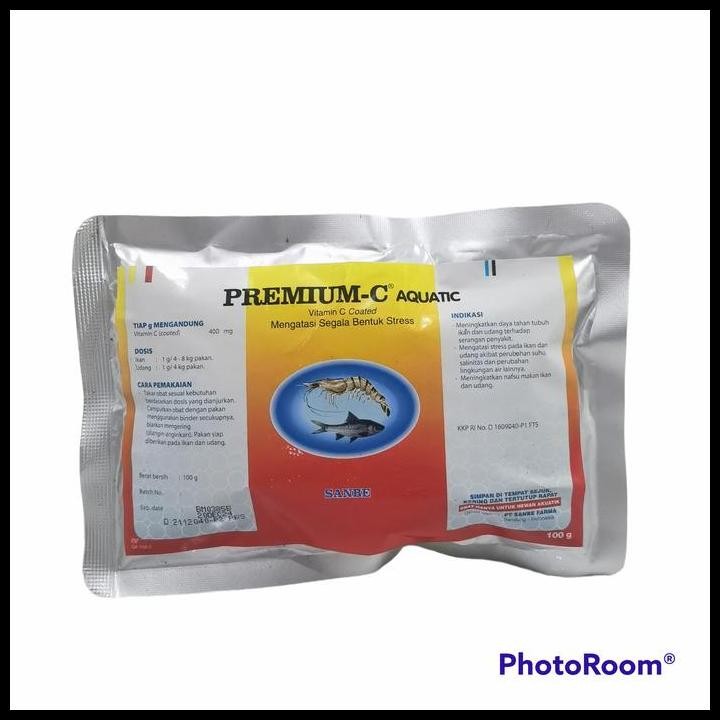 Premium C Aquatic 100 gram - Vitamin C Ikan dan Udang