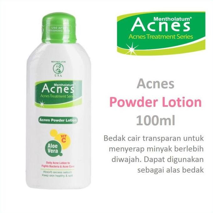 SIAP KIRIM ACNES POWDER LOTION 100ML - BEDAK CAIR UNTUK JERAWAT - ACNE TREATMENT TONER WAJAH BERMINY