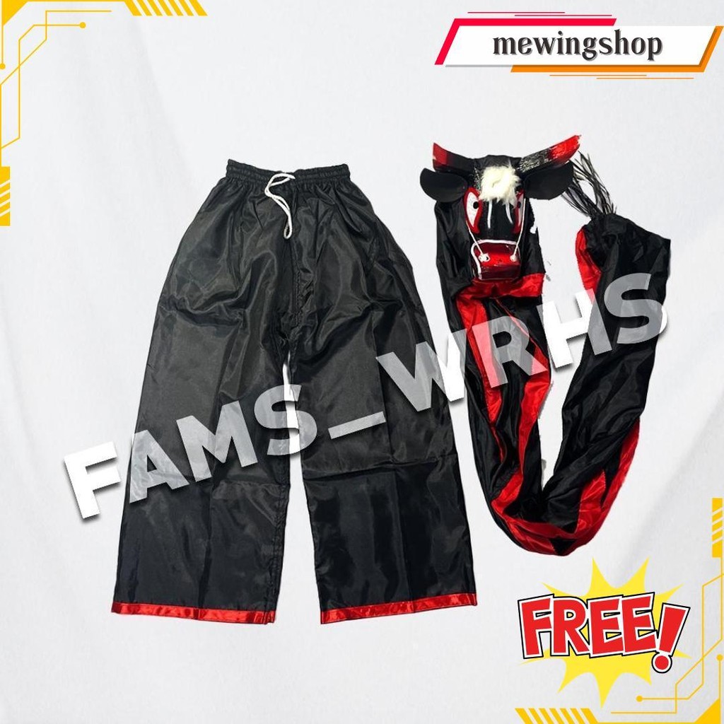 Set Angkong Dan Bantengan Mainan Anak Tradisional Cod