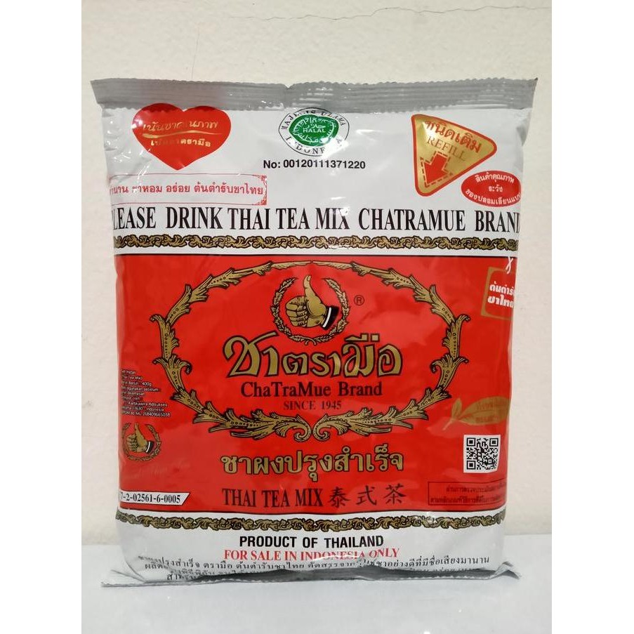 

New Trend!, Thai Tea Ori Chatramue 400 G Bpom