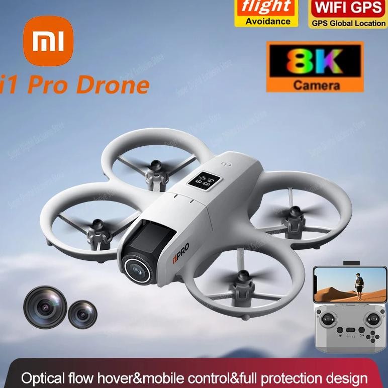 (PO) Xiaomi i1PRO Mini Drone 8K HD Dual Camera Aerial Obstacle Avoidance Optical Flow Hover Avoidanc
