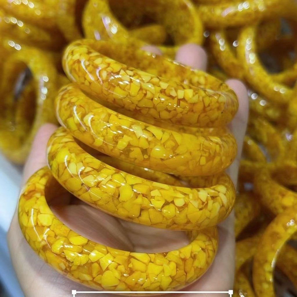 Tren Fashion Wanita Gelang Emas Kuning Gelang Elegan Mewah