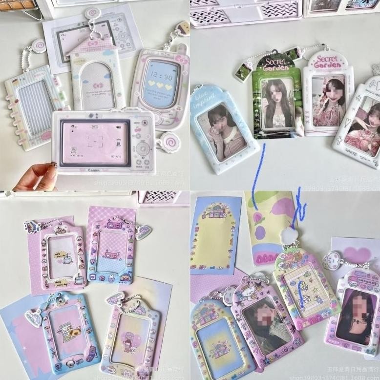 

[IP-096] Card Holder Ins pemegang kartu Korea photocard Cute house