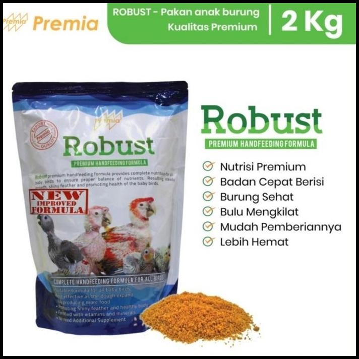 Bubur Loloh Baby Burung Parrot Robust 2 Kg Bubur Baby AFGREY MACAW