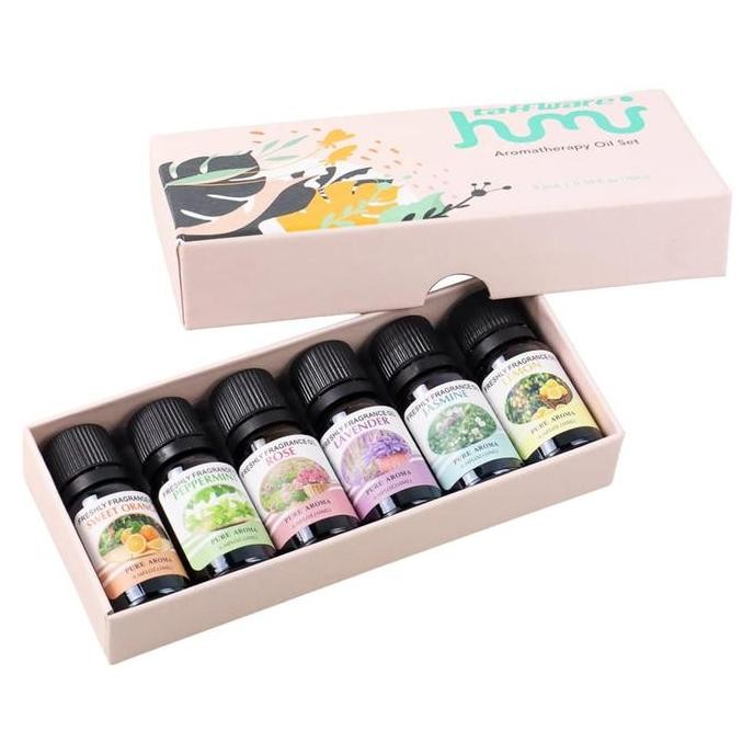 Minyak Aromatherapy Essential oil 6in1 Humidifier Diffuser murah