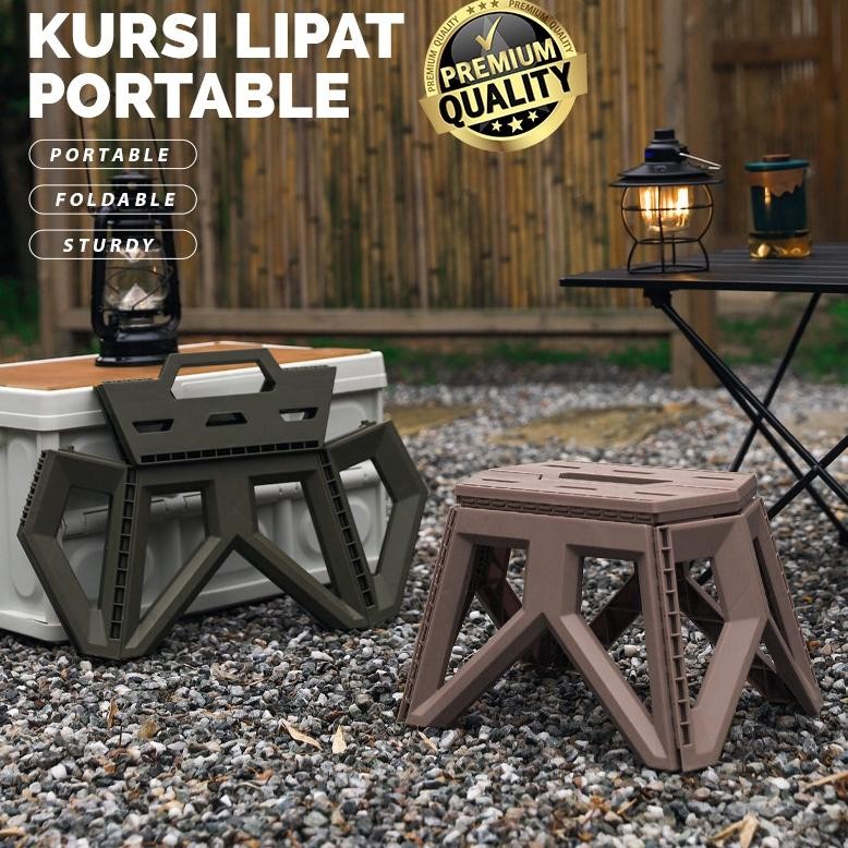 Kursi Lipat Kursi Jongkok Mini Kursi Mancing Kursi Camping Kursi Dingklik Bangku Lipat Anak Y23B1