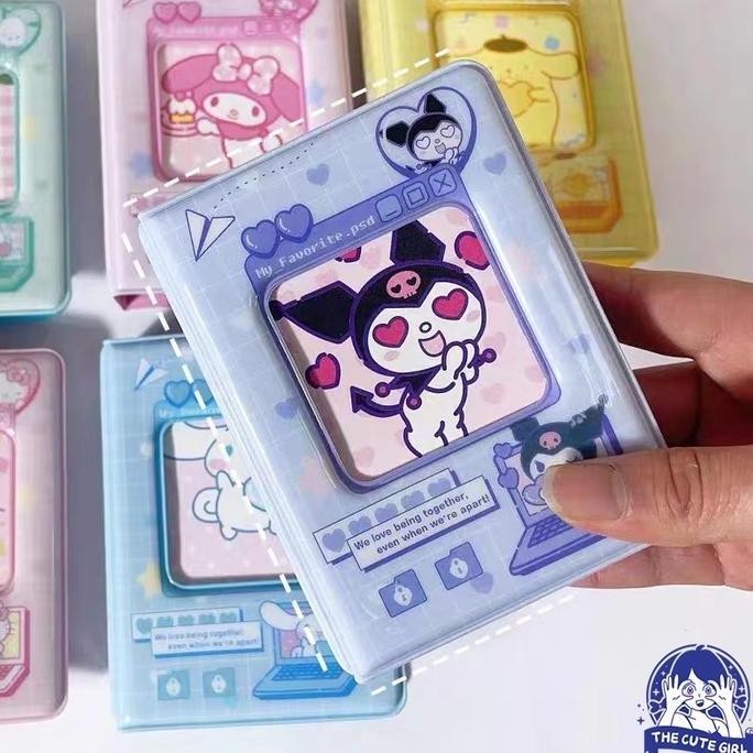 ready stock  Album Foto Kartu Sanrio/Buku Penyimpanan Polaroid Kartu 3 Inci