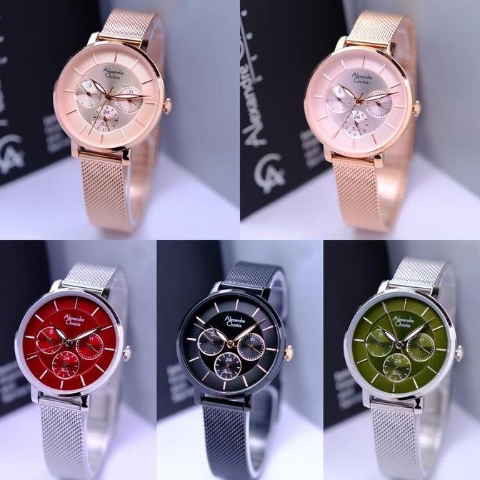 new  JAM TANGAN WANITA ALEXANDRE CHRISTIE AC 2870 AC2870 ROSEGOLD ORIGINAL
