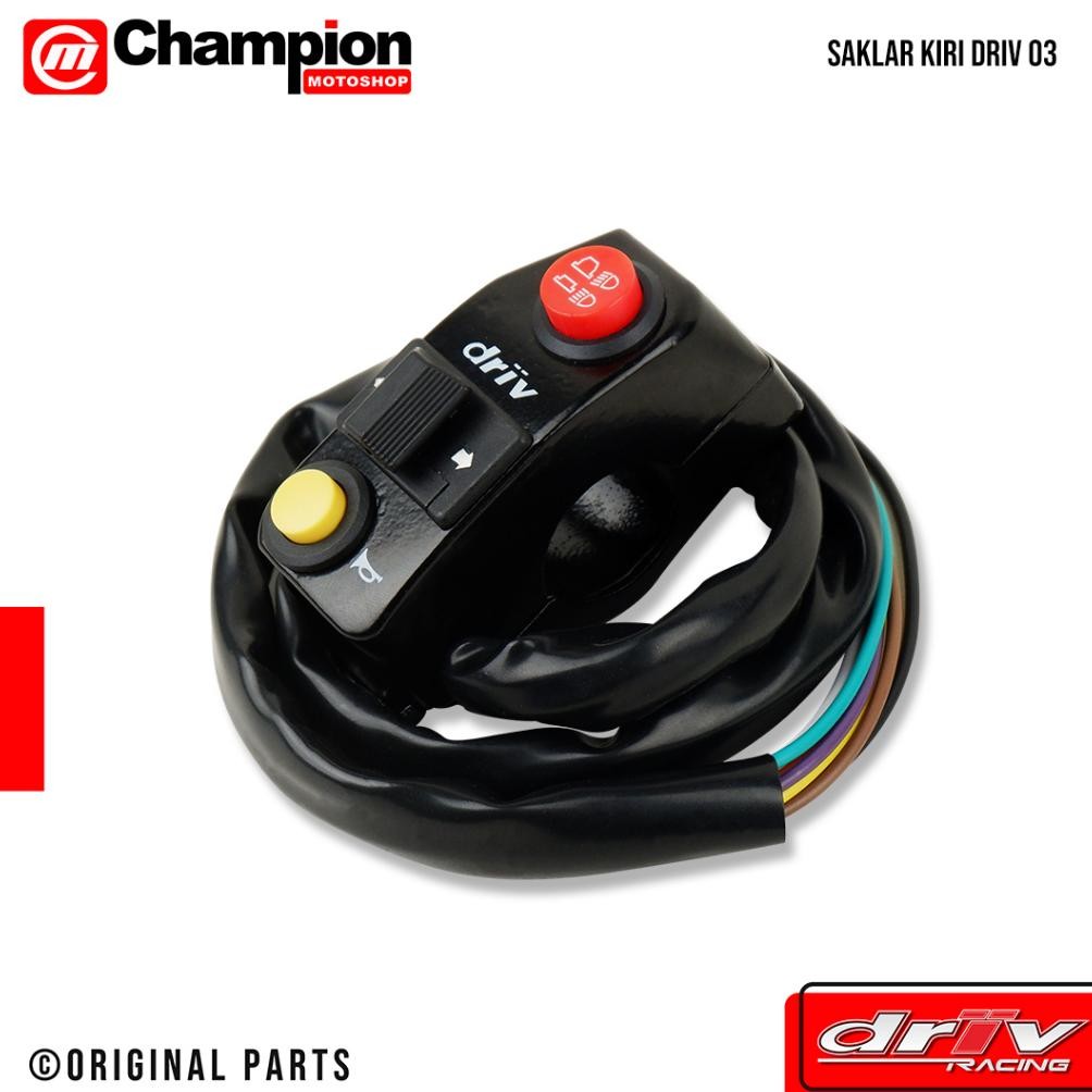 Saklar Tombol Holder Saklar Kiri Sein Klakson Dim Lampu Variasi Universal 03 Driv