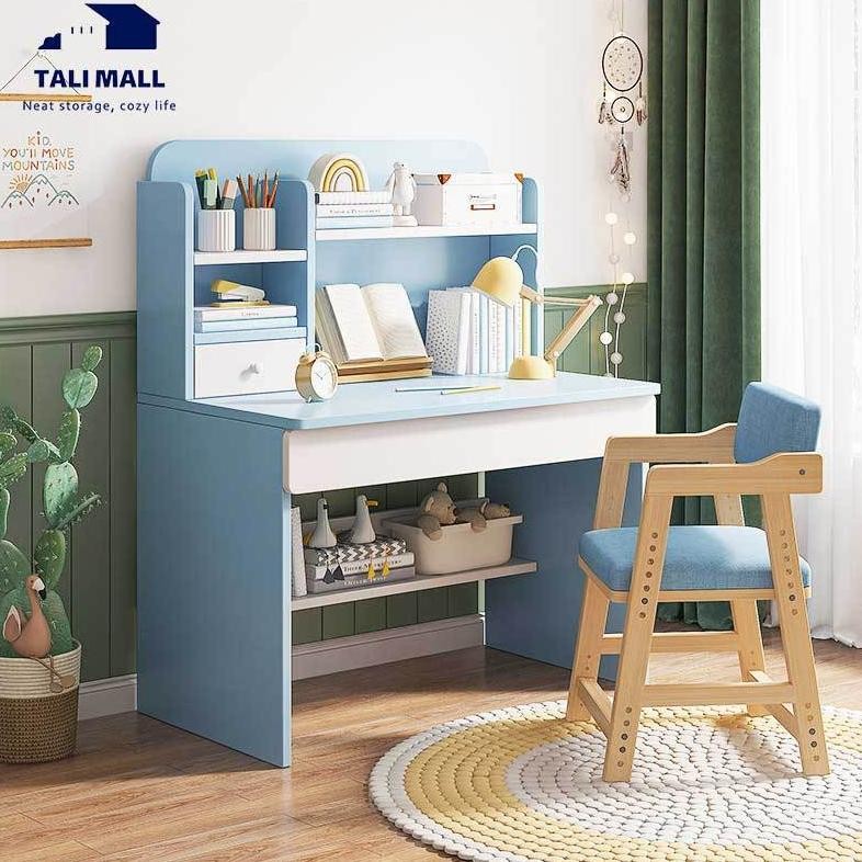 Meja Belajar Anak Meja kursi anak Set Meja Meja Tulis Anak Set Meja Belajar Meja Kayu 120x60
