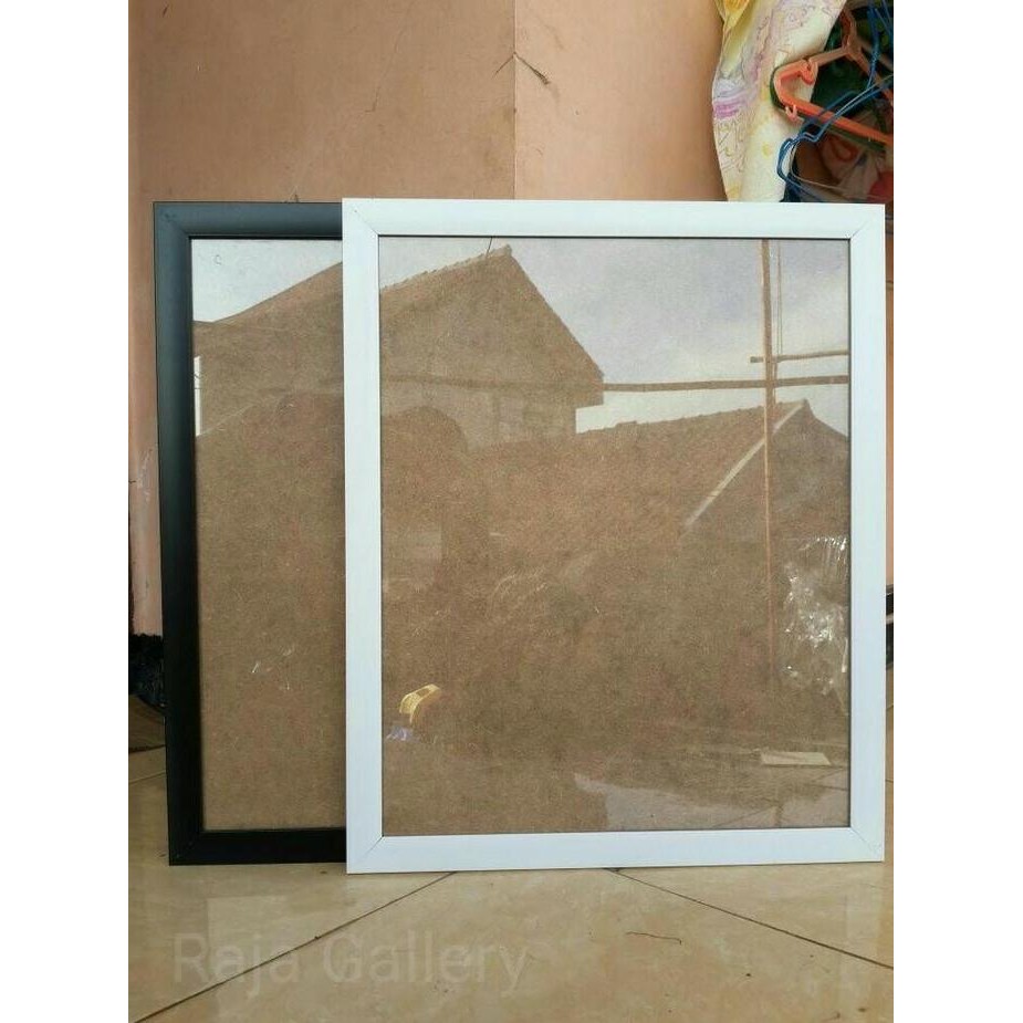 ready stock  Frame / Bingkai Foto 20r (40x50cm) - Warna Hitam / Black