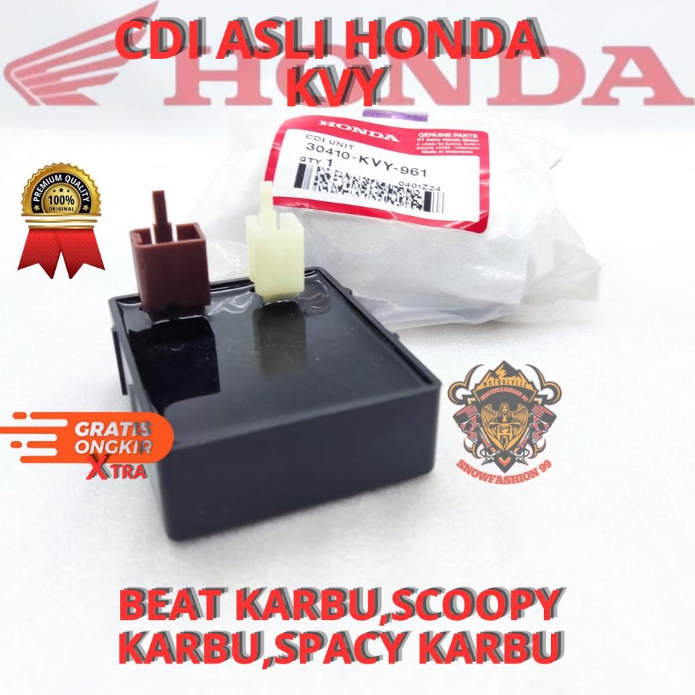 CDI UNIT BEAT KARBU KVY CDI SCOOPY KARBU,SPACY KARBU,BEAT ASLI ORIGINAL HONDA AHM