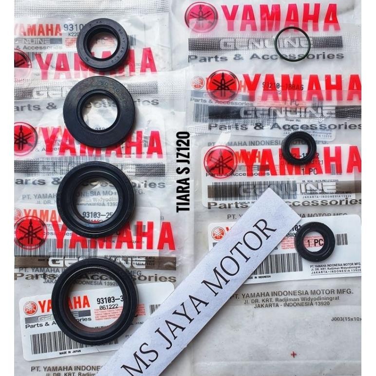 SEAL SIL MESIN FULLSET FULL SET ORI YAMAHA TIARA ORI ORIGINAL
